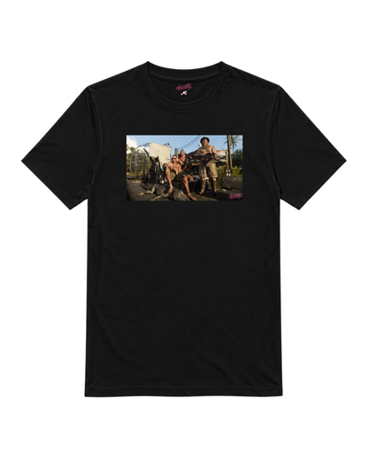 Regular-fit heavyweight t-shirt featuring the Grassrivers graphic.